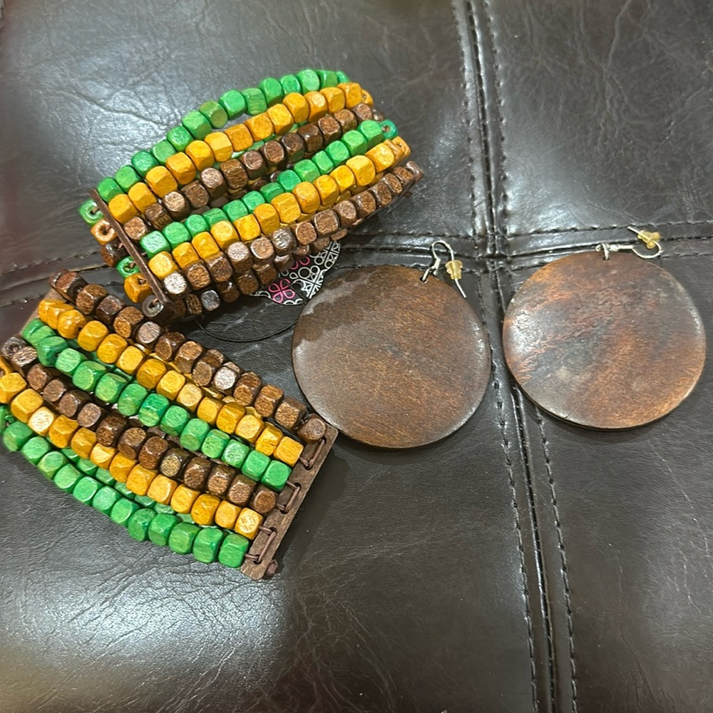 Colorful Beaded Bracelets Set